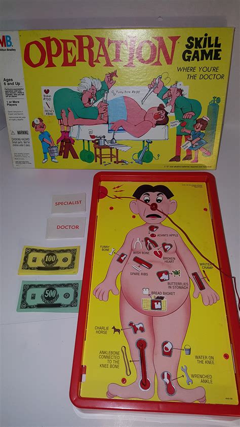 operation board game|How to play Operation .